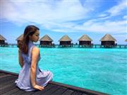 アジア系航空会社に勤務する新田祐子さん。自社の就航地の魅力を伝えるため、また世界の魅力を伝えるための情報発信も行っている。　提供：本人