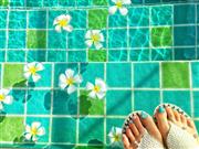 タイのリゾートでまったり。ビーチもいいけれど、ホテルのプールでゆっくりするのもまた良いです♪　提供：本人