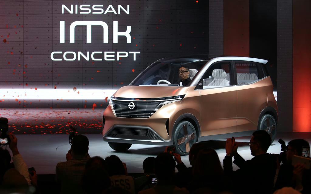 東京モーターショー スマホで自動駐車 未来の軽ev 日産が出展 Sankeibiz サンケイビズ 自分を磨く経済情報サイト