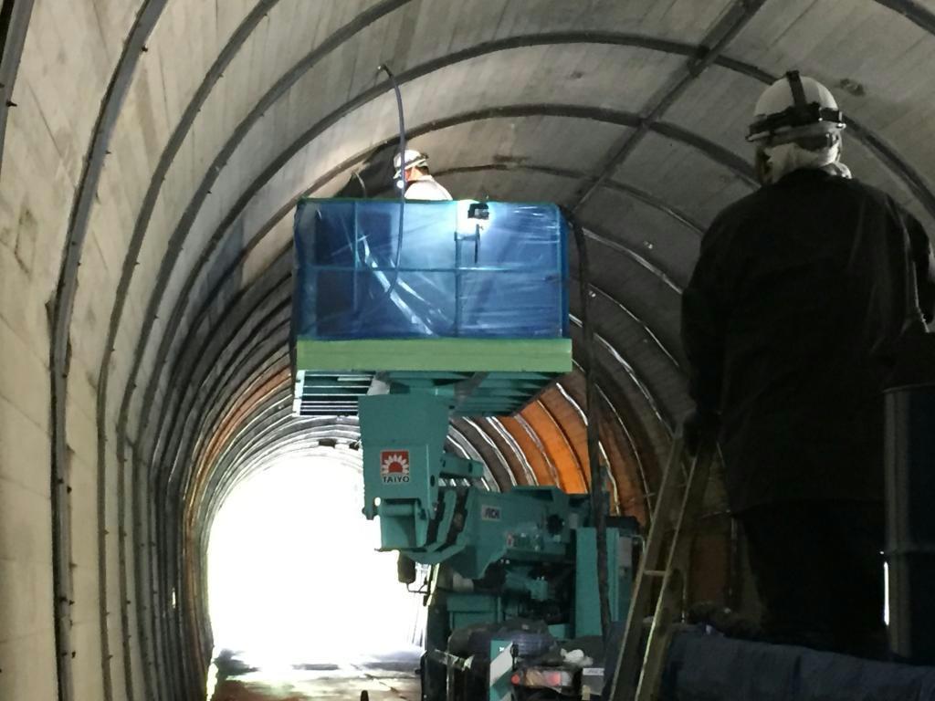 【テクノＮａｖｉ】アキレス　トンネル補修技術で省人化、時間短縮