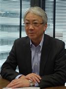 インタビューに答えるスバルの中村知美社長＝東京都内（今村義丈撮影）