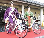 斑鳩町が導入したシェアサイクル「ＰｉＰＰＡ（ピッパ）」＝奈良県斑鳩町