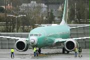 　米ワシントン州の空港に駐機されたテスト飛行前のボーイング７３７ＭＡＸ＝１１日（ＡＰ）
