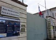 ブレストにある仏海軍基地。ブレスト・ビジネス・スクールから徒歩１０分の距離にある