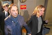 ゴーン被告（左）の妻、キャロル・ナハス容疑者＝2019年4月
