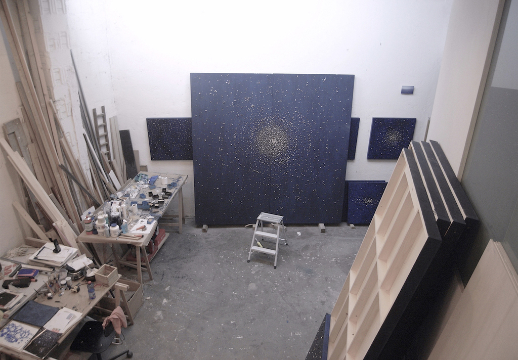 廣瀬氏のアトリエ