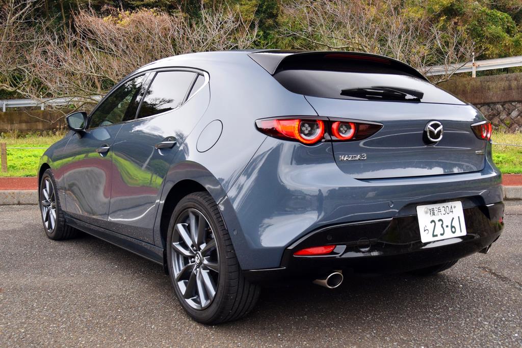 寝かせたリヤウインドーとテールランプ上部の張り出しが色っぽい