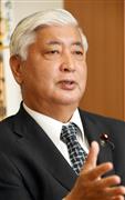 中谷元・元防衛相（酒巻俊介撮影）