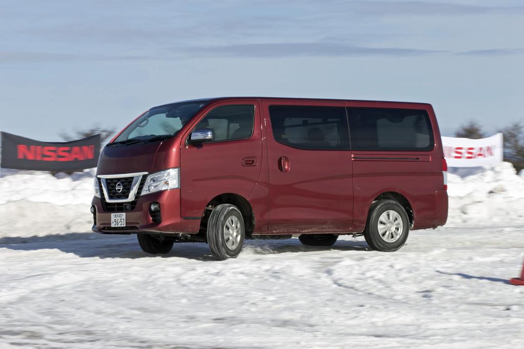 NV350キャラバンで定常円旋回に挑む