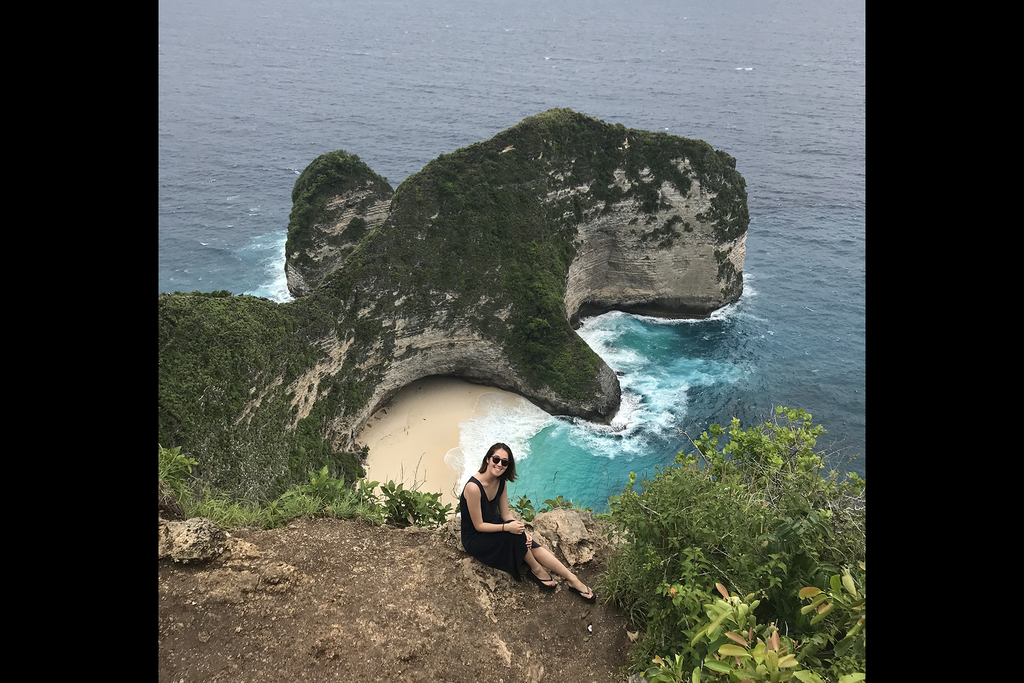 ペニダ島はインドネシア・バリ島の東部にある離島のひとつ。今まで見た景色の中で1番感動しました。提供：執筆者