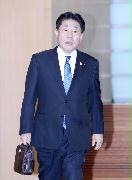 公明党・北側一雄副代表＝首相官邸（春名中撮影）