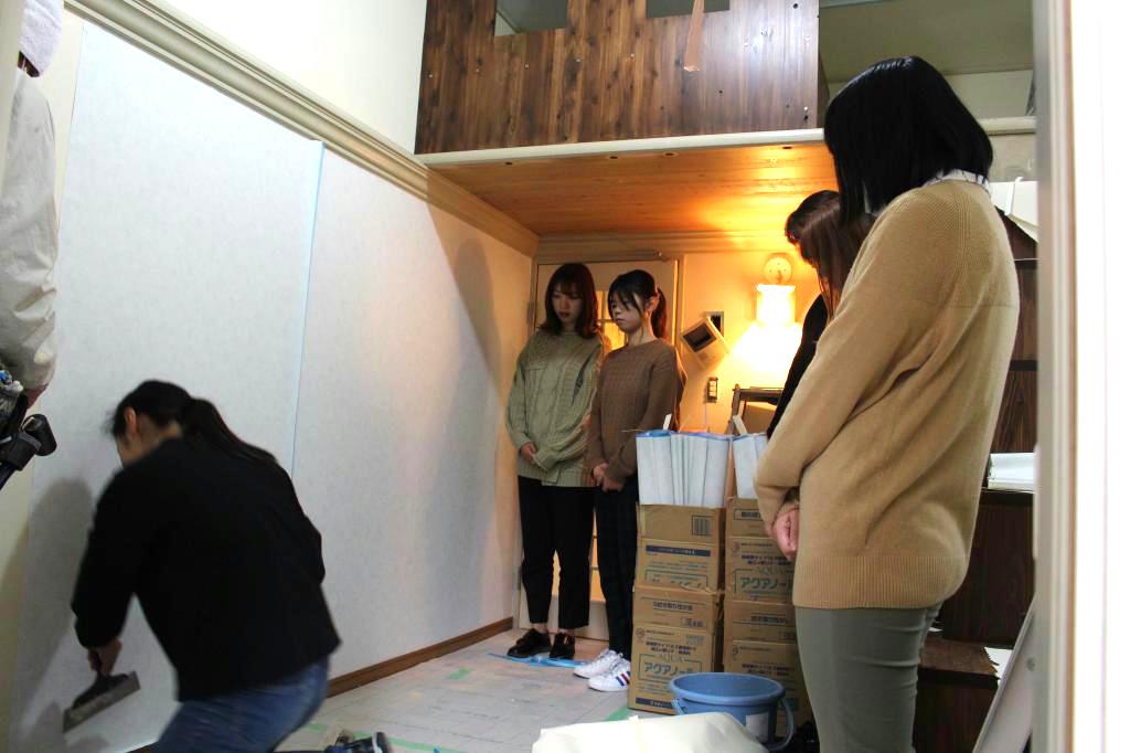広島工業大学　学生がリフォームを提案、内装も体験