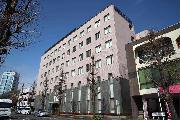 新型コロナウイルスの感染者が確認された相模原中央病院＝相模原市中央区