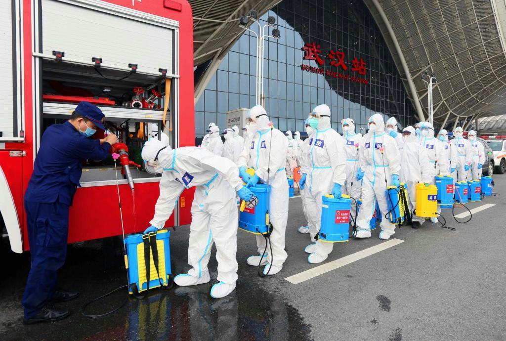 武漢駅 全面消毒を実施 Sankeibiz サンケイビズ 自分を磨く経済情報サイト