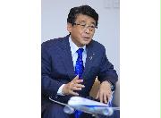 ＡＮＡホールディングスの片野坂真哉社長＝東京都港区（納冨康撮影）