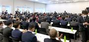 新型コロナウイルス対策を協議するために開かれた自民党会合＝７日、東京・永田町の議員会館