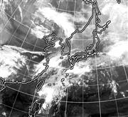５月１７日午前９時現在のひまわり雲画像