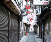 臨時休業する居酒屋。４月のパブ・居酒屋の売上高は９割以上減少した＝東京都新宿区