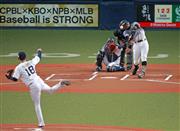 １４日行われたプロ野球練習試合のオリックス対阪神＝京セラドーム