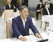 経協インフラ戦略会議であいさつする菅官房長官＝９日午後、首相官邸