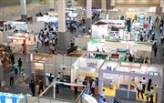 インテックス大阪で開幕した緊急事態宣言後初となる大規模展示会「関西ホテル・レストラン・ショー」＝７月２９日、大阪市住之江区（鳥越瑞絵撮影）