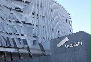 東京都港区のテレビ朝日社屋（大橋純人撮影）
