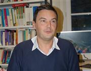 フランスの経済学者、トマ・ピケティ氏（三井美奈撮影）