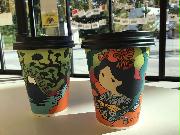 羽衣伝説をデザインしたコーヒーカップ