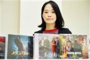 「愛の不時着」「梨泰院クラス」など人気韓国ドラマのサントラ盤の国内販売を手掛けるキングレコードの渡菜保子さん＝東京都文京区（石井健撮影）
