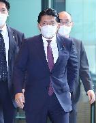 平井卓也デジタル改革担当相＝２９日午前、首相官邸（春名中撮影）