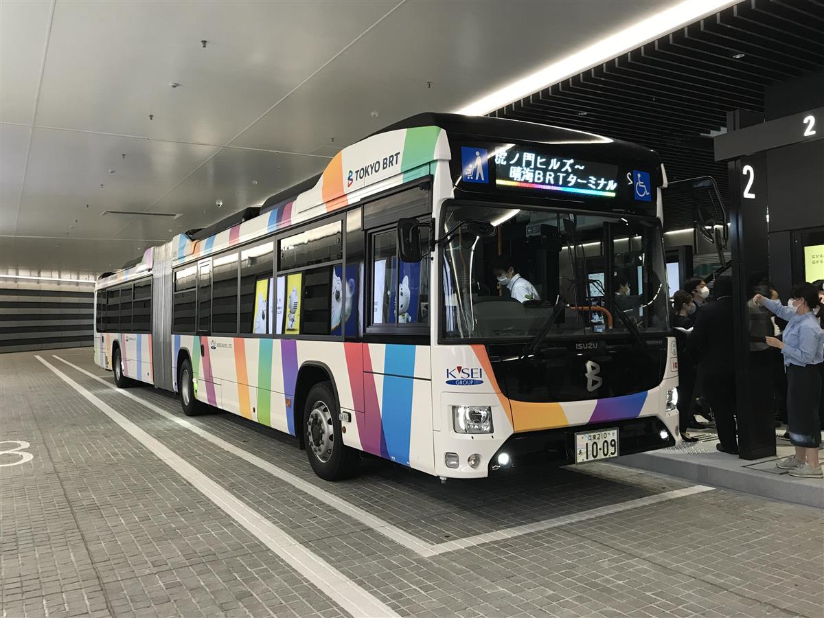 東京 晴海と都心結ぶbrt 10月1日から運行開始 Sankeibiz サンケイビズ 自分を磨く経済情報サイト