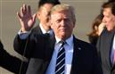 トランプ米大統領＝羽田空港（川口良介撮影）