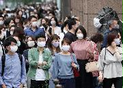 ＧｏＴｏトラベル東京発着追加後、初の日曜日の銀座の様子＝４日午後、東京都中央区（松井英幸撮影）