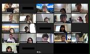 オンライン上で開かれた社会人向けのインターンシップ交流イベント。参加者らは石川県の会社の抱える課題について意見を交換した