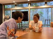 桜十字グループの介護施設「ホスピタルメント板橋ときわ台」で働くミャンマー人女性。特定技能の資格を取得し、今年１０月に入社した
