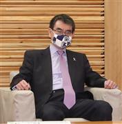 河野太郎国家公務員制度担当相＝２０日午前、首相官邸（春名中撮影）