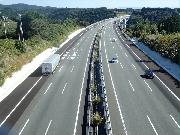 ６車線化工事が完了した駿河湾沼津ＳＡ－長泉沼津ＩＣ間＝沼津市（中日本高速道路提供）