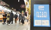 正月飾りが飾られた浅草仲見世商店街＝１２月５日午後５時９分、東京都台東区（三尾郁恵撮影）
