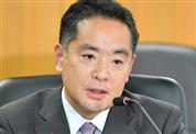 井上信治万博相＝東京都千代田区（三尾郁恵撮影）