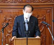 自民党・二階俊博幹事長＝２０日午後、国会（春名中撮影）