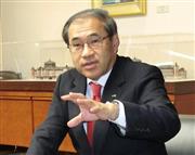 JR東日本の深沢祐二社長＝２２日、東京都渋谷区の本社