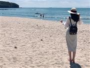 アジア系航空会社に勤める川原崎沙衣さん。「多言語を駆使して海外で働いてみたい」とIT企業から航空会社へ転職。提供：本人