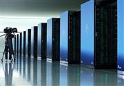 スーパーコンピューター「富岳」＝令和２年６月１６日午前、神戸市中央区の理化学研究所計算科学研究センター（渡辺恭晃撮影）
