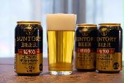 サントリービールが４月１３日に発売する「パーフェクトサントリービール」。国内では２商品目となる糖質ゼロのビールで、健康志向の高まりの中、ビール好きに向けおいしさと機能性の両立を目指した自信作だ＝２４日、東京都千代田区のホテルニューオータニ（日野稚子撮影）