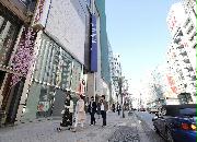 全国最高価格地点の山野楽器銀座本店＝２３日午後、東京都中央区銀座（飯田英男撮影）