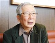 取材に応じるソニー元副会長の伊庭保さん