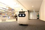 商品を自動配送するロボット「ライス」＝２０日、東京都港区