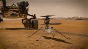史上はじめて火星を飛んだ探査ヘリ「インジェニュイティ」（NASA/JPL-Caltech）