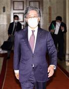 立憲民主党・安住淳国対委員長＝１８日午後、国会内（春名中撮影）