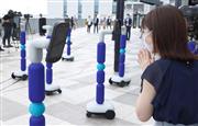 遠隔操作で人の分身として移動やコミュニケーションできるアバターロボット「ニューミー」の試作機＝２０２０年９月、東京都大田区
